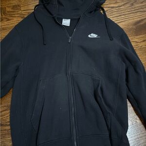Nike Black Zip-Up Hoodie